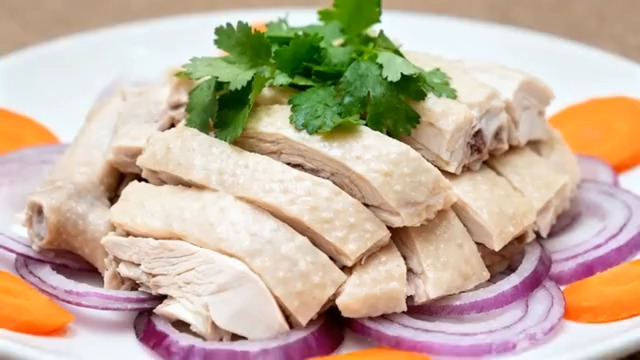  白切鸡美食特写30#横屏 	 - 