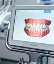  牙科诊所平板电脑显示牙齿模型28#横屏 	 