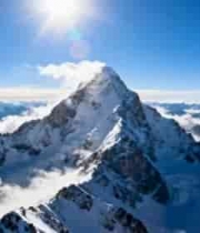  雪山全景自然风光素材(1)2608#横屏 	 -