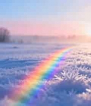  雪地阳光自然风光58#横屏 	 - 