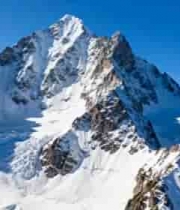  雪山全景自然风光素材2193#横屏 	 