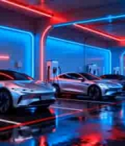  新能源汽车充电站场景1272#横屏 	 