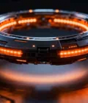  悬浮科技感环形装置2592#横屏 	 