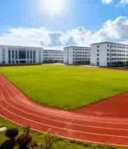  校园跑道及建筑全景300#横屏 	 