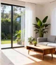  现代客厅室内绿植沙发场景2290#横屏 	 