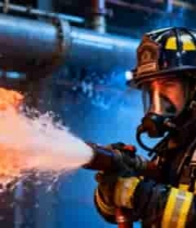  消防员灭火场景素材2736#横屏 	 -