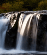 自然瀑布景观特写3741#横屏 