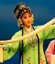  戏曲演员舞台表演特写632#横屏 	 