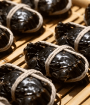 竹制托盘上的螃蟹4309#横屏 