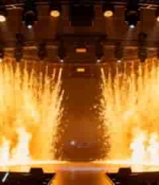  舞台烟火表演现场238#横屏 	 -