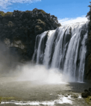 壮观瀑布自然风光素材4024#横屏 