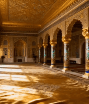 装饰华丽的室内建筑空间2788#横屏 