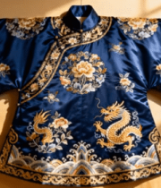 中式刺绣花纹传统服饰5294#横屏 