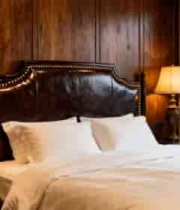  卧室酒店大床及城市景观2309#横屏 	 