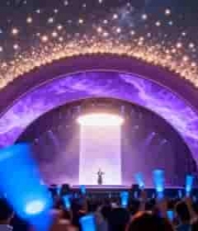  舞台演出场景带观众灯光效果208#横屏 	 