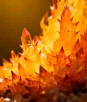  微距特写橙色晶体素材150#横屏 	 - 