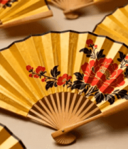 中式花纹折扇素材4370#横屏 