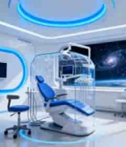  未来感太空主题医疗室场景1820#横屏 	 