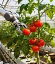  温室大棚机械臂采摘西红柿1923#横屏 	 