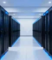  数据中心服务器机房内景251#横屏 	 