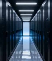  数据中心服务器机房内部(2)786#横屏 	 