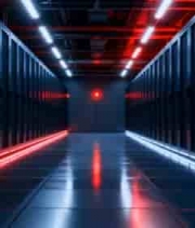  数据中心服务器机房内部场景2645#横屏 	 