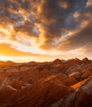 掖七彩丹霞日落景观(1)4062#横屏 