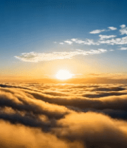 云海之上的日出景象985#横屏 