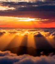 云海之上的壮丽日出1600#横屏 