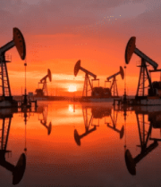 田磕头机日落倒影景观4540#横屏 