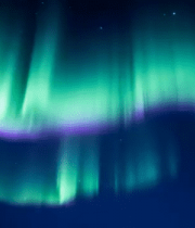 夜空中的绚丽极光2897#横屏 