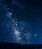 夜空繁星银河景观素材5290#横屏 