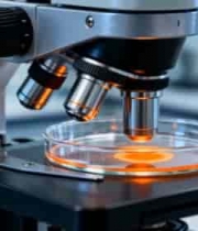  实验室显微镜下实验场景2282#横屏 	 