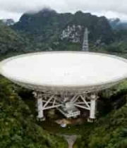  射电望远镜山区全景1803#横屏 	 