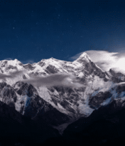 山月夜全景素材399#横屏 