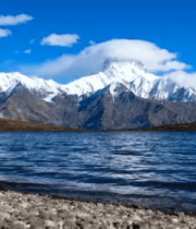 雪山湖泊自然风光180#横屏 