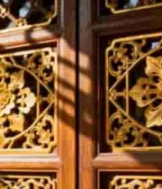  中式木雕门窗特写1706#横屏 	 - 