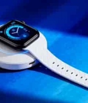  智能手表充电特写2370#横屏 	 