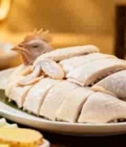  整只白切鸡配佐料摆盘629#横屏 	 - 