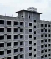  在建高楼建筑外观1294#横屏 	 