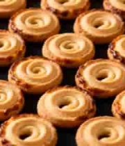  圆形曲奇饼干特写241#横屏 	 