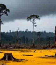  遭砍伐的森林景象1517#横屏 	 