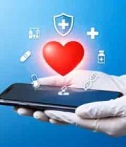 医护人员手持手机医疗主题画面1851#横屏 