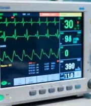  医院心电监护仪数据显示画面2974#横屏 	 