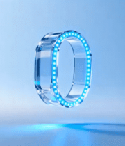 悬浮透明环形科技元素素材4351#横屏 