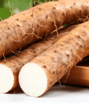 新鲜山药微距特写3934#横屏 