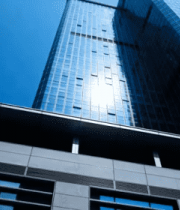 现代高楼大厦仰视画面1824#横屏 