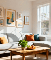 现代风格客厅室内装饰素材573#横屏 