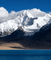 藏雪山湖泊自然风光(3)4207#横屏 