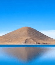 藏湖泊与远山风景素材245#横屏 